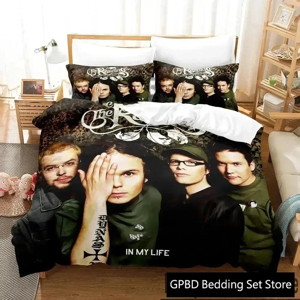 Luxury New 3D Print The Rasmus Bedding Set Duvet Cover Bed Set Quilt Cover Pillowcase King Queen Size Boys Adult Bedding Set