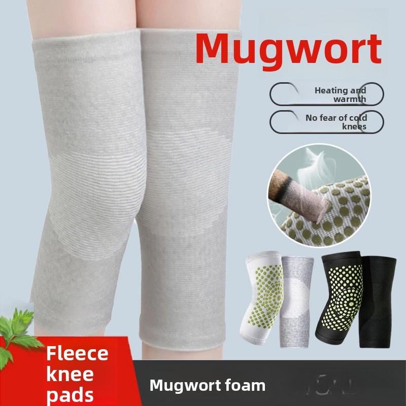 Spring Sports Warm Knee Pads Four-sided Elastic Lattice Foam Knee Leg Covers Middle-aged and Elderly Joints Cold Protection Knee