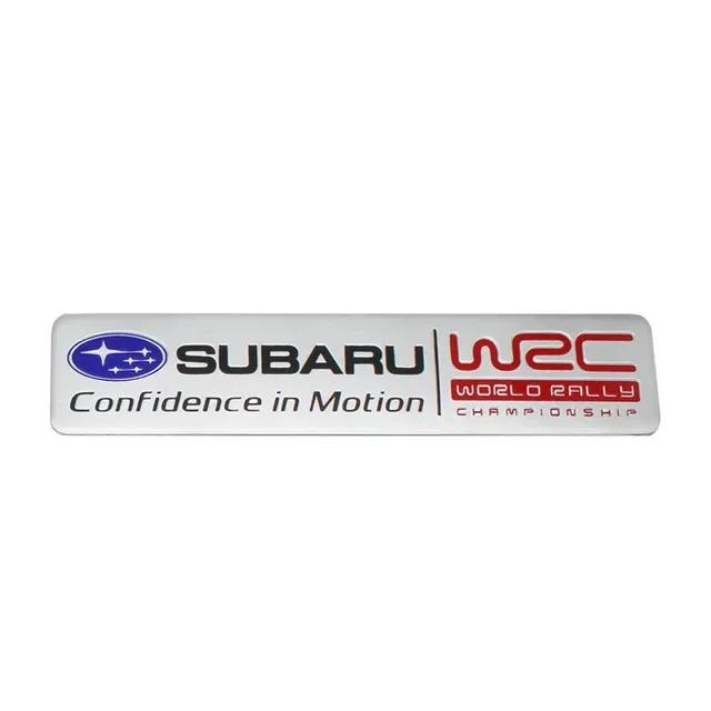 Aluminum Car Body Emblem Sticker Tail Trunk Badge Decal for Subaru STI XV WRC WRX BRZ FORESTER IMPREZA LEGACY LEVORG OUTBACK ge3