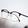 2026 Leisure Daily Decoration Half Frame Eyeglass Frame Retro Design Prescription Optical Anti Blue Light Glasses Men and Women