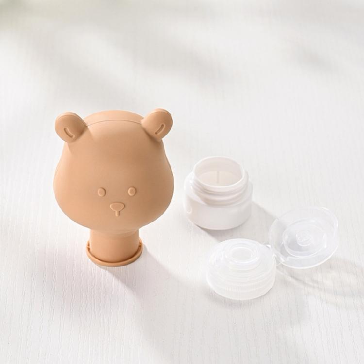 Silicone Bear Travel Bottle Leak Proof Squeezable Refillable Travel Accessories