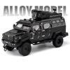 1:24 Sabertooth Alloy Model Toy Diecast Car Door Opened Sound Light Pull Back Front Wheel Steering Armored Cars Birthday Present
