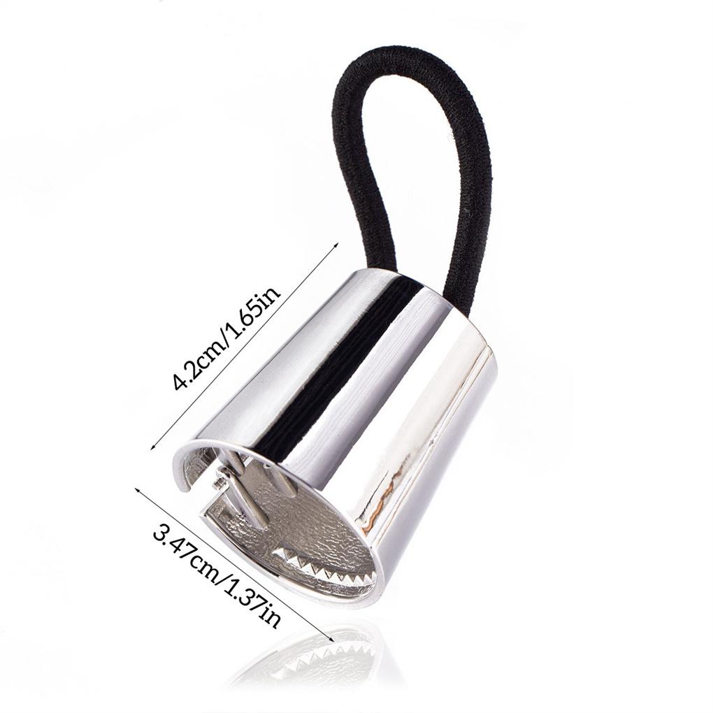 Gumičky do vlasů Vysoká elasticita Pružné Drdoly Nastavitelné Jednobarevné Stylové Slitina Kroužek na culík Bezešvé Scrunchies Doplňky