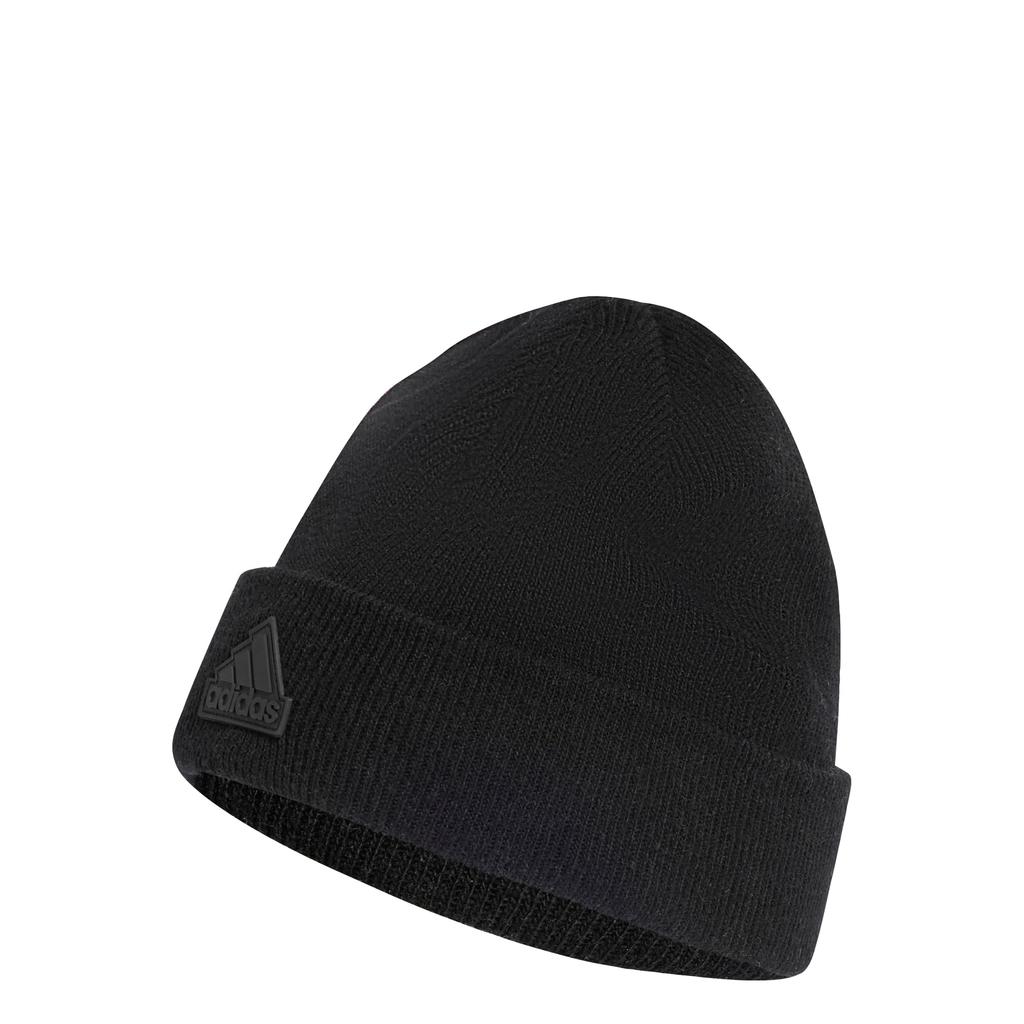 Adidas Tech CR Cuff Unisex Size Beanie, Adult, DMD92, Black/Black (IY5240), 54-57cm