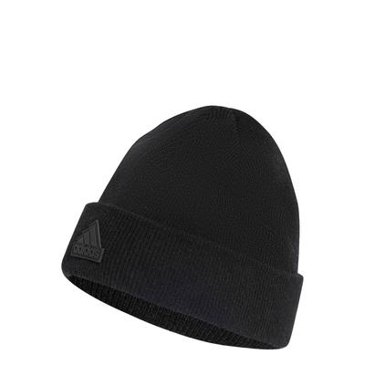 Adidas Tech CR Cuff Unisex Size Beanie, Adult, DMD92, Black/Black (IY5240), 54-57cm