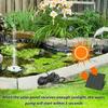 Lotus Solar Power Panel Kit Solar Wasserbrunnen Teich Dekoration Wasserfall Brunnen Outdoor Vogelbad Solarbetriebener schwimmender Gartenbrunnen