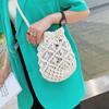 Yogodlns Cotton Rope Bucket Shoulder Bag For Women Handamade Woven Summer Beach Drawstring Crossbody Bag