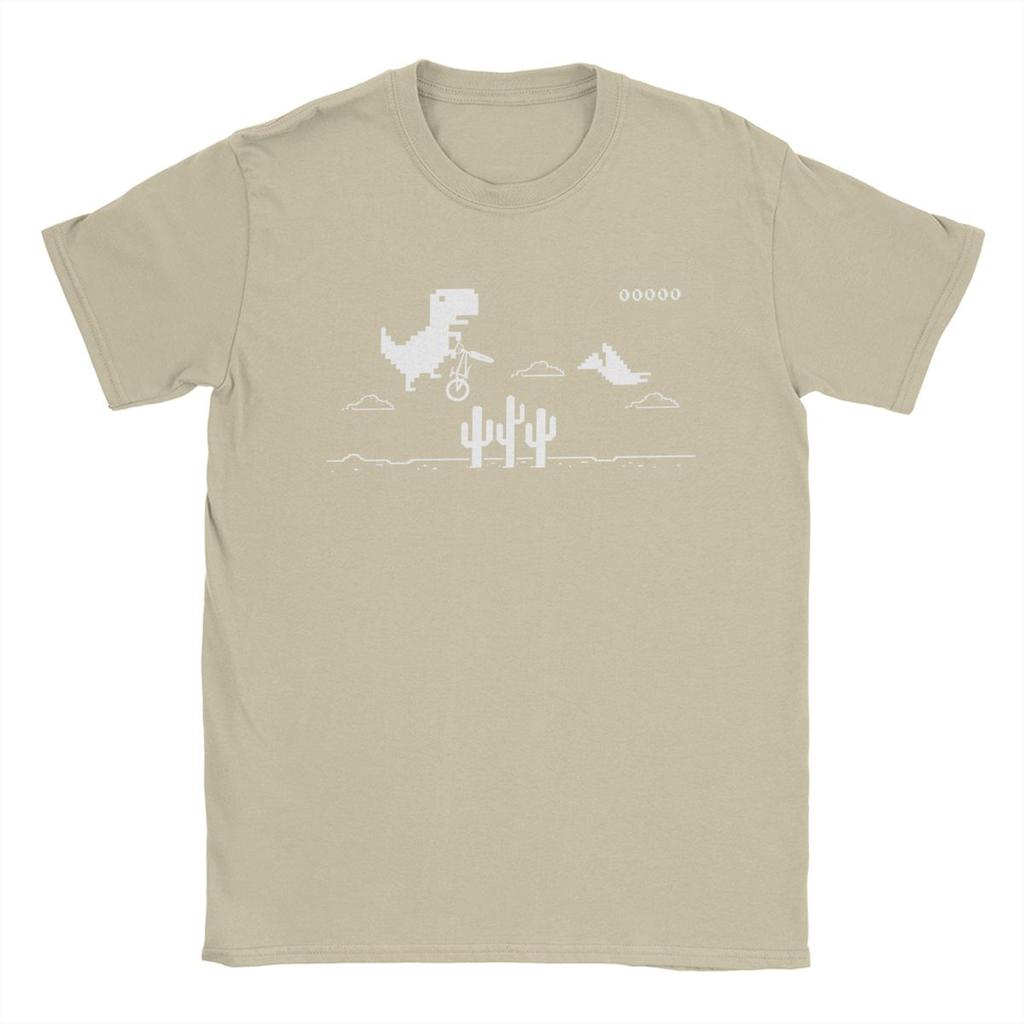 Herren T-Shirts T-Rex BMX Offline Vintage Baumwolle T-Shirts Kurzarm T-Shirts Rundhals Kleidung Geburtstagsgeschenk