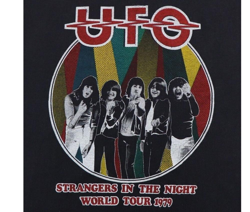 1979 UFO Strangers in the night Tour Gift For Fan BlackAll Size Shirt AG1517 Unisex T-Shirt XXL