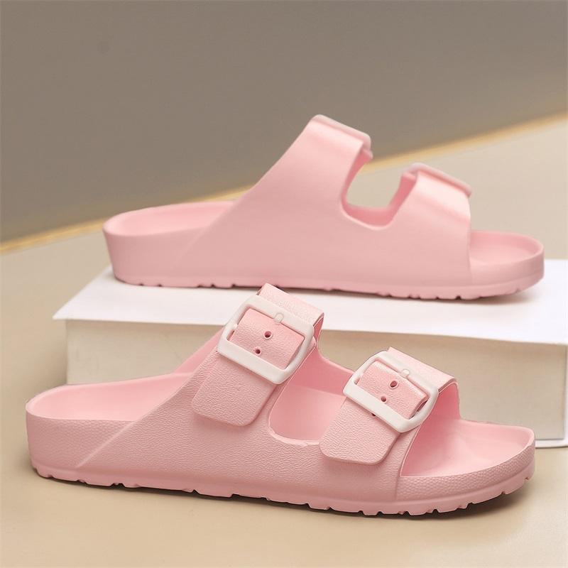 Fashion Summer Flat EVA Slippers Women Cloud Sandals flip flops Beach Red Green Blue Black White Slides 2024 Light Outdoor Shoes