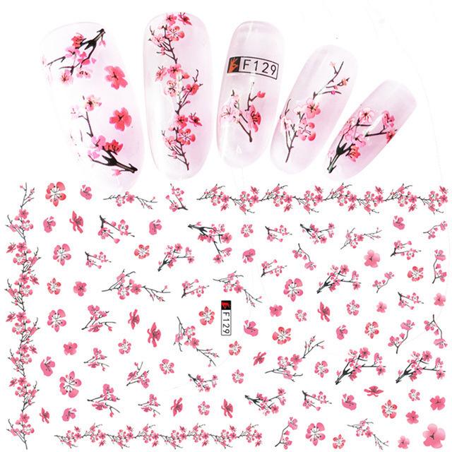 Stickers Self-Adhesive Nail Decals for Manicure