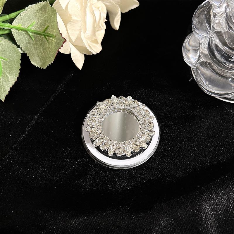 Magnetic Mobile Phone Airbag Bracket Magsafe Desktop Retractable Rhinestone Light Luxury Gemstone Pearl Lazy Ring Buckle