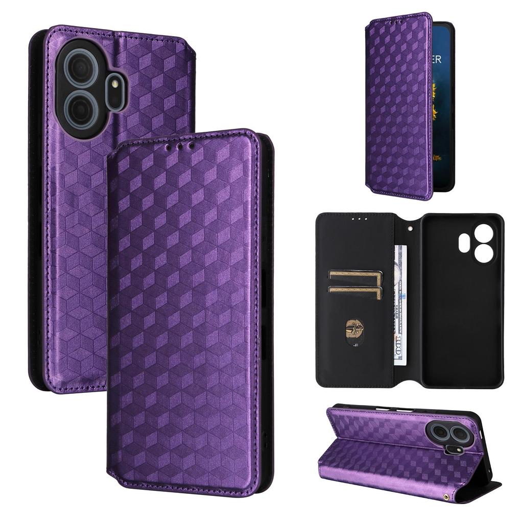Flip Cover compatible for TCL NxtPaper 70 Pro PU Leather Phone Case Full-Body Protection with [RFID Blocking]