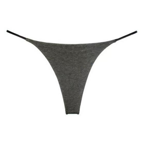 Bikini a perizoma a doppio strato in seta di latte a vita bassa con spalline sottili Lingerie per donna