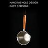 Milk Pan, Saucepan, 304 Stainless Steel, with Spout, Induction Compatible, Wooden Handle, Gas, Induction Compatible, Mini Milk Pan, Small Pot, Kitchen