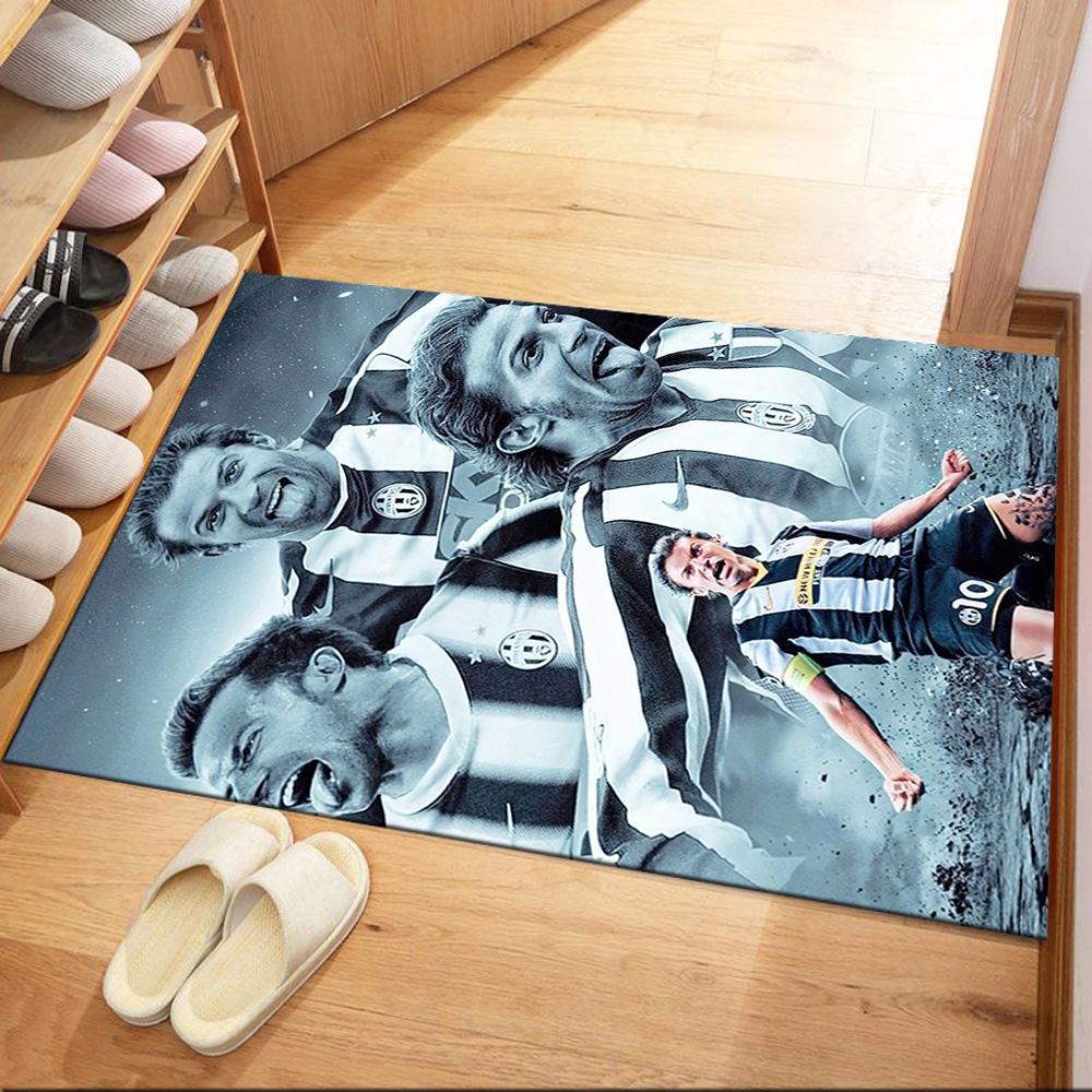 Juventus Floor Rug Office Rug Design For Living Rooms Decorate Room Kitchen Playrooms Antislip Carpet Decorate Offices Birthdaychristmas Gift