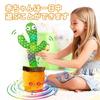 Bonistasia Kaktus Spielzeug, Tanzen, Singen, Aufnehmen, Wiederholen, Enthält 120 Lieder, Geburtstagsgeschenk, Kaktus Plüschtier, Morgenspielzeug für Kinder (USB aufladen)