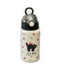 Leak-proof Thermal Water Bottle Straw Design Bouncing Insulated Tumbler Cat Thermos Cup  Student