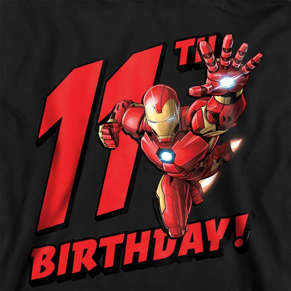 Marvel Childrens/Kids Iron Man 11th Birthday Hoodie