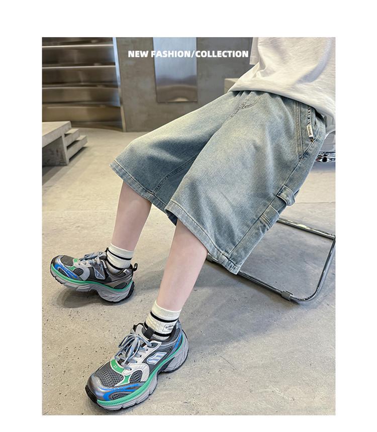 Boys' Summer Denim Mid-Length Shorts - 2026 Trendy Lightweight Style