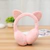 Earmuffs Skin-friendly Cats Ears Design Plush Winter Warm Cats Ear Muffs for Outdoor
