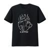 ASL Coffee Please American Sign Language Lover Womens T Shirt Vintage Washed Slightly Casual Homme Stylish Fashion