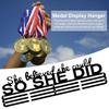 Wall Mount So She Did Medal Hanger Ironwork Ribbon Wall Rack Soccer Display Rack  Storage