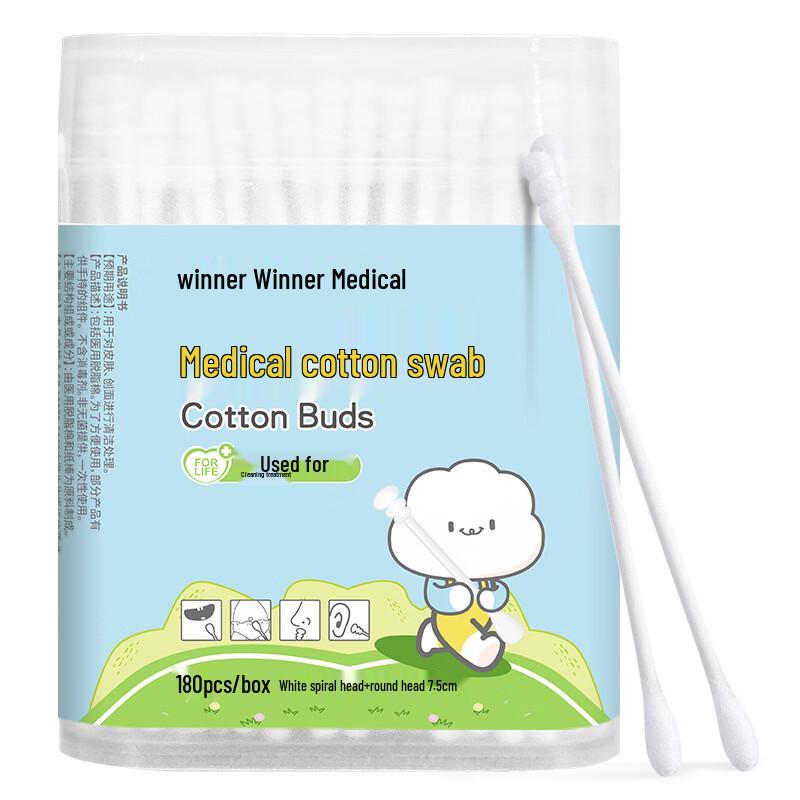 WINNER Disposable Medical & Cosmetic Cotton Swabs