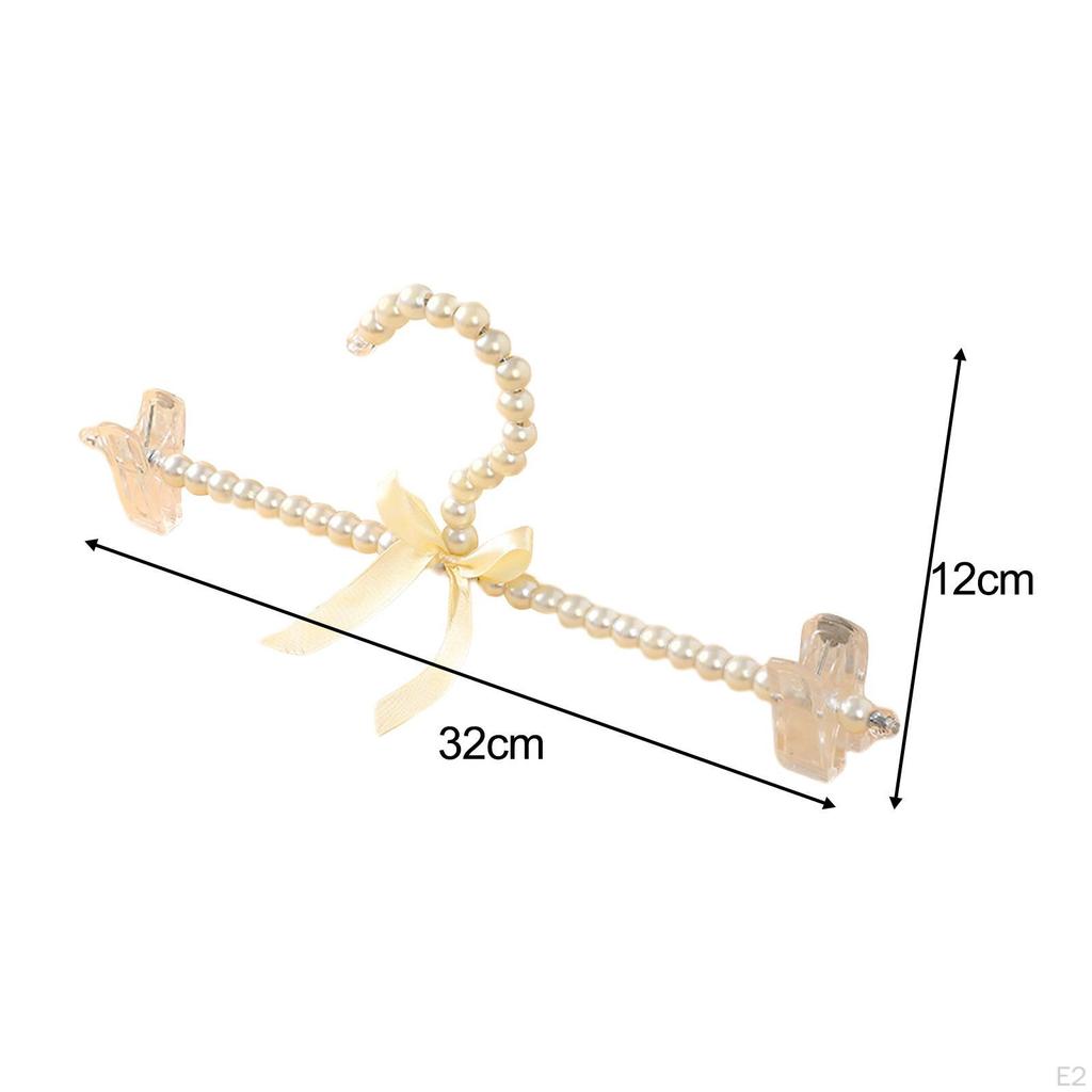 Beaded Clothes Hangers, Bowknot , Decorative Hangers for Kids Baby