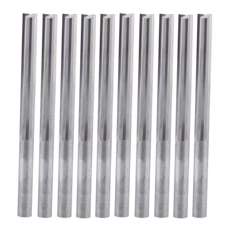 

Two Double-edged Straight Flute Drills 4x32mm Milling Cutter Straight Router Bit for Mold Plastic Fiber Hard Wood 1