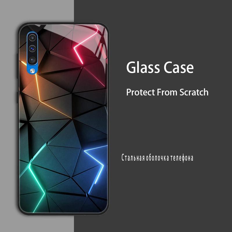 

Для Samsung Galaxy A50 A50S A30S Чохол-кришка Захисний чохол із загартованого скла Жорсткий чохол-бампер Для Samsung A20 A30 A51 A71 5G Захисний чохол For Samsung A51 5G