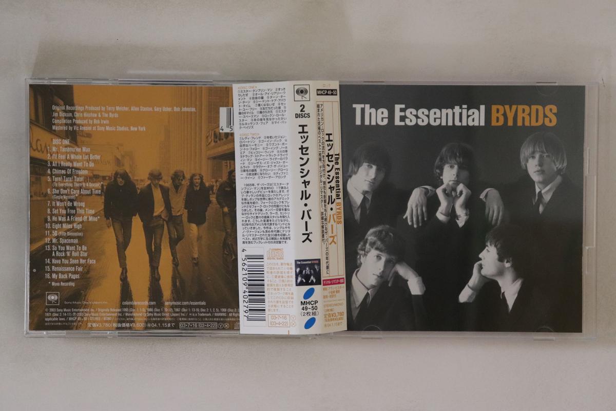 

CD BYRDS - Essential Byrds MHCP49 Sony Records В 2003 году Япония Оби Рок Б/У