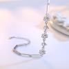 Sterling Silver Bracelet, Japanese And Korean Style, Elegant Women's Accessory, Six-Pointed Star Bracelet, Jewelry Gift