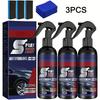 1/3 Bottles 3-in-1 High-Protection Car Coating Spray - Fast-Acting Ceramic & Nano Coating for Gloss Enhancement, Stain Resista