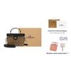 Coach Kay 20 Classic Allover Logo Box Bag Women Shoulder Bag Black Brown 78277-IMCBI