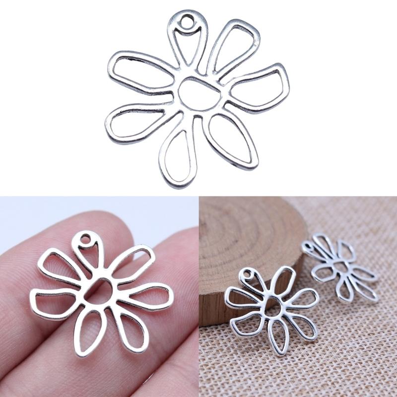 Hollow Flower Pendant DIY Necklace Bracelet Supplies for Necklace Jewelry Making