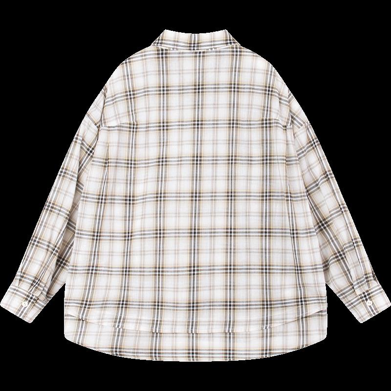 Mucmukn Kids' Lightweight Cotton Plaid Sun Protection Shirt Jacket