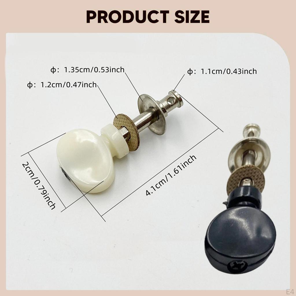 4 Pieces Ukulele Tuning Pegs Banjo Accessories Parts Replacement Machine Heads