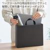 KOKUYO NEOS Carry for Neat Storage Box, A4P-NELFM-D, Black,