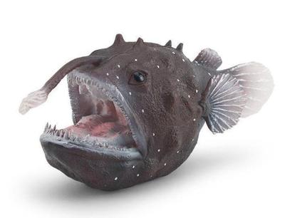 [Nekogami-yama] Anglerfish, Sea Fish, Deep Sea Fish, Figure, Model, Miniature, Ornament, Interior Decor, Collector's Item
