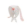 Sweet Floral Hair Scarf Y2K Pullover Cap Korean Lop Ear Rabbit Hat  Clothing Accessories