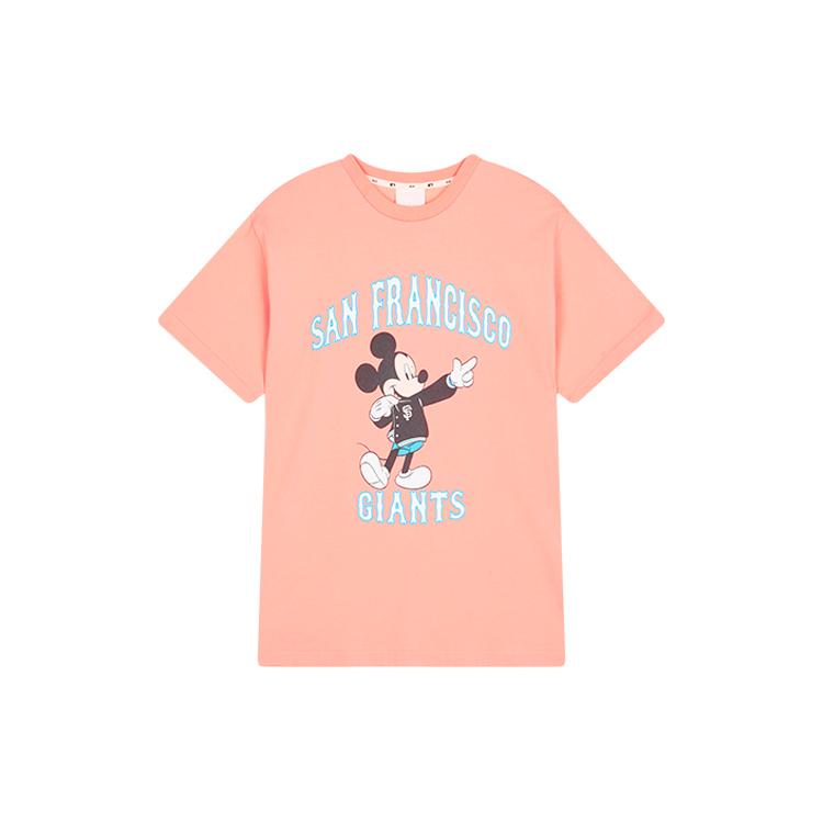 MLB x Disney New York Yankees T Shirt Unisex Pink 31TSK3031-14O M
