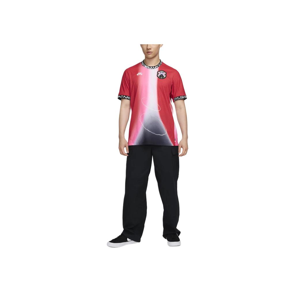 Nike SB Olimpiadi 2024 Giappone Maglia S/S Rossa/Multicolore Uomo Streetwear FZ4065-657