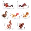 Realistic Miniature Squirrel Model For Desktop Decoration Perfect For Nature Lovers