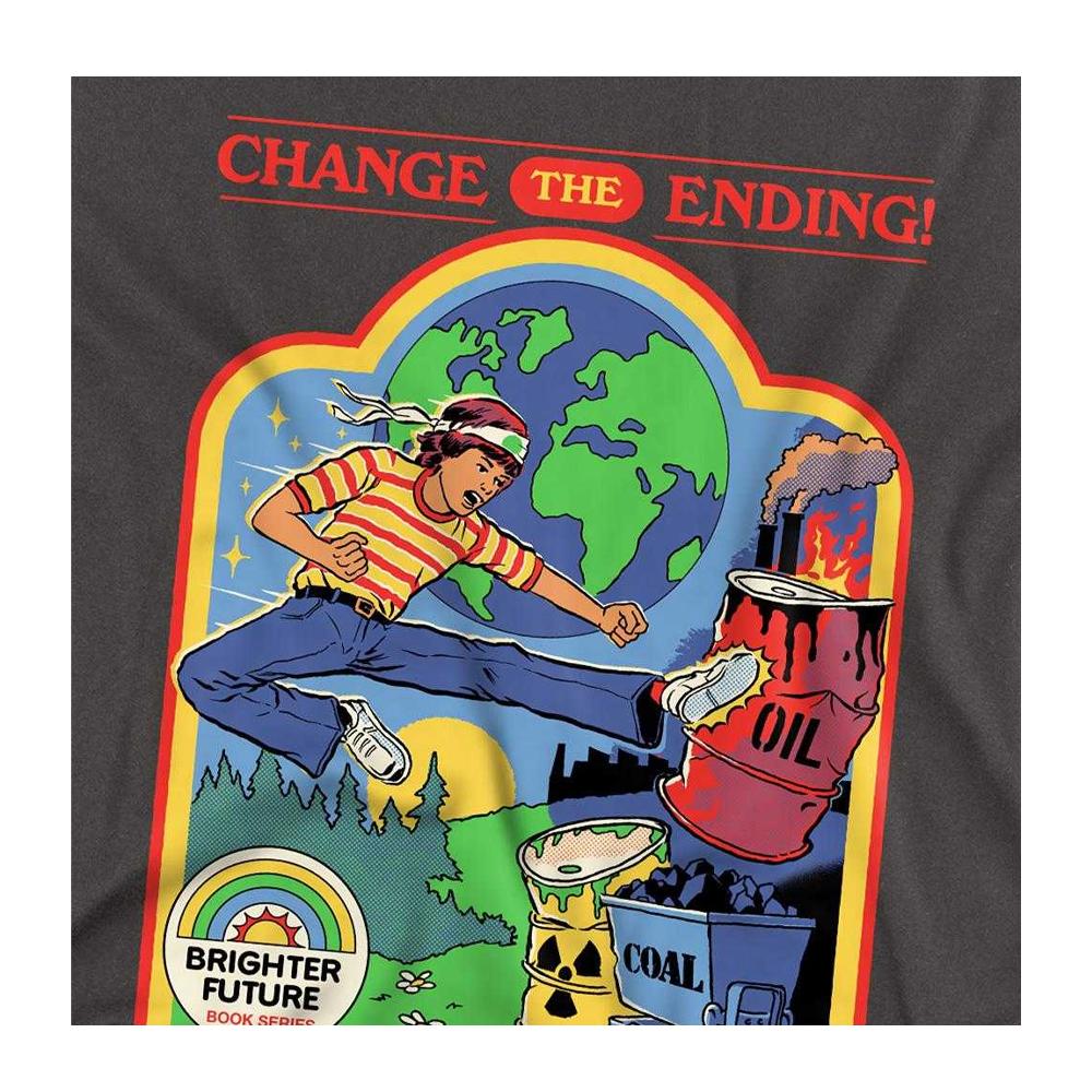 Steven Rhodes Unisex Adult Change The Ending Long-Sleeved T-Shirt