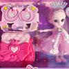 Princess Barbie Doll with Bag, Hair Clip & Tie Set – Ideal Kindergarten Gifts
