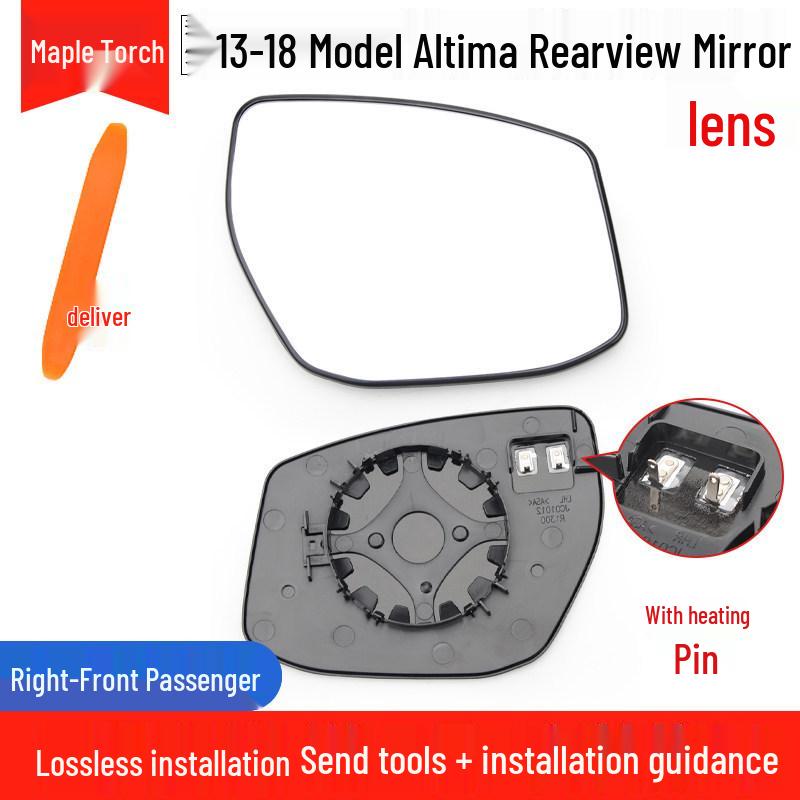 Nissan Altima 13-18 Heated Rearview Mirror Shell with Turn Signal