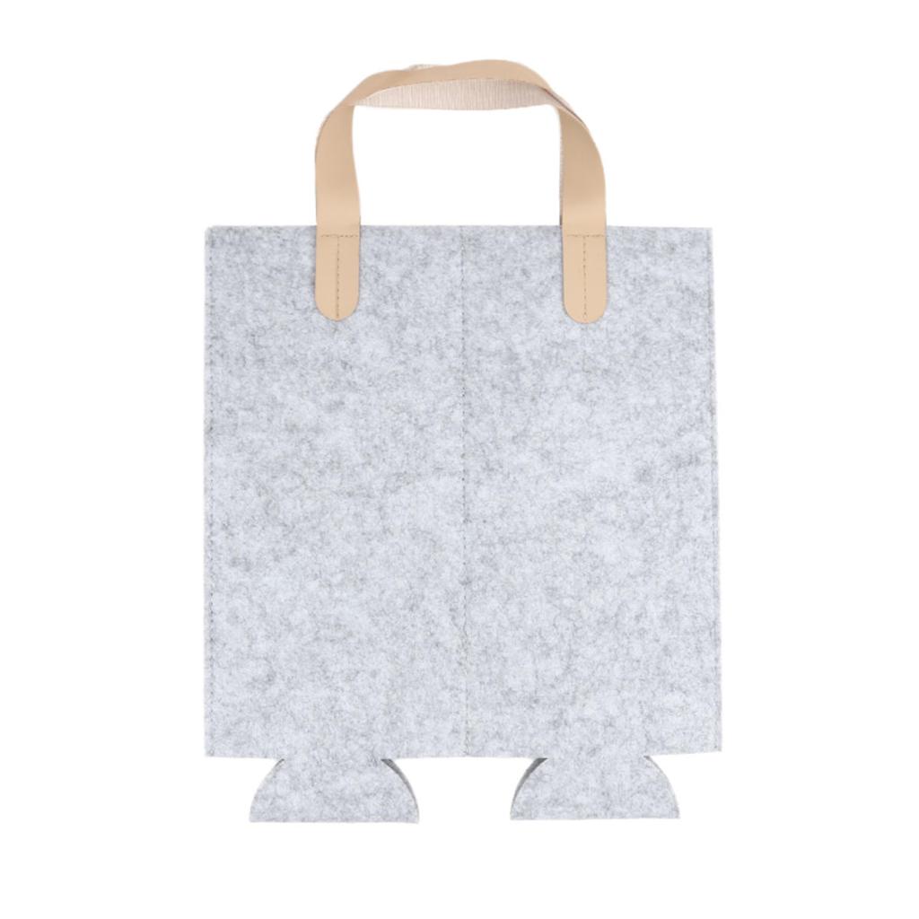 1PC Wine Bag Felt Single/double Bottle Insulated Tote Bottle Wine Carrier Bag Padded Wine Cooler Christmas Gift For Wine Lovers