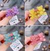Korean Fashion Glitter Bear Elastic Hair Bands Children Hair Rope Ties Barrettes Headwear Girls Kids Hair Accessories