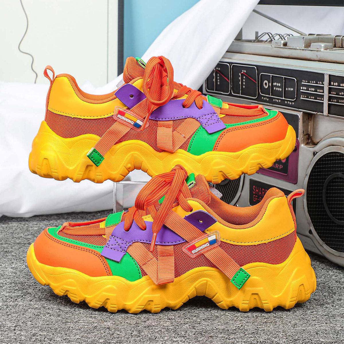 Daddy shoes 22 new breathable casual sports shoes outdoor trendy shoes 35